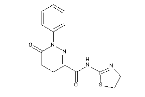 6-keto-1-phenyl-N-(2-thiazolin-2-yl)-4,5-dihydropyridazine-3-carboxamide