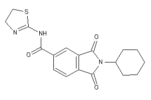 2-cyclohexyl-1,3-diketo-N-(2-thiazolin-2-yl)isoindoline-5-carboxamide