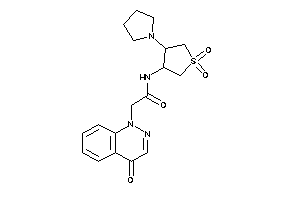 N-(1,1-diketo-4-pyrrolidino-thiolan-3-yl)-2-(4-ketocinnolin-1-yl)acetamide