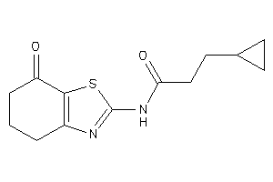 3-cyclopropyl-N-(7-keto-5,6-dihydro-4H-1,3-benzothiazol-2-yl)propionamide