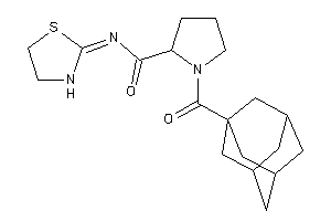 1-(adamantane-1-carbonyl)-N-thiazolidin-2-ylidene-pyrrolidine-2-carboxamide