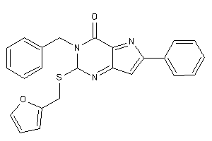 3-benzyl-2-(2-furfurylthio)-6-phenyl-2H-pyrrolo[3,2-d]pyrimidin-4-one