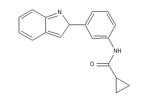 N-[3-(2H-indol-2-yl)phenyl]cyclopropanecarboxamide