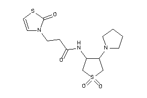 N-(1,1-diketo-4-pyrrolidino-thiolan-3-yl)-3-(2-keto-4-thiazolin-3-yl)propionamide