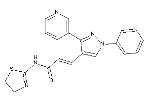 3-[1-phenyl-3-(3-pyridyl)pyrazol-4-yl]-N-(2-thiazolin-2-yl)acrylamide