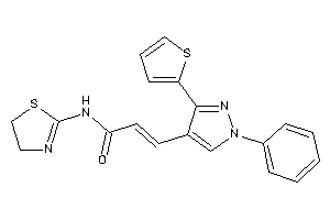 3-[1-phenyl-3-(2-thienyl)pyrazol-4-yl]-N-(2-thiazolin-2-yl)acrylamide