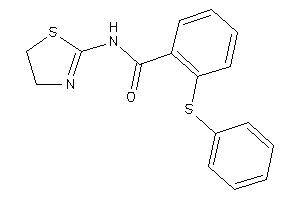 2-(phenylthio)-N-(2-thiazolin-2-yl)benzamide