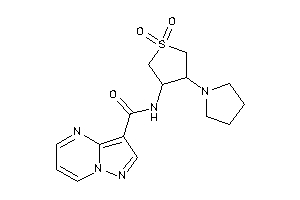 N-(1,1-diketo-4-pyrrolidino-thiolan-3-yl)pyrazolo[1,5-a]pyrimidine-3-carboxamide