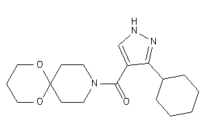 (3-cyclohexyl-1H-pyrazol-4-yl)-(7,11-dioxa-3-azaspiro[5.5]undecan-3-yl)methanone