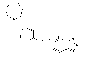 [4-(azepan-1-ylmethyl)benzyl]-(tetrazolo[5,1-f]pyridazin-6-yl)amine