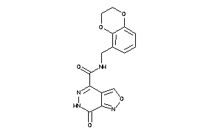 N-(2,3-dihydro-1,4-benzodioxin-5-ylmethyl)-7-keto-6H-isoxazolo[3,4-d]pyridazine-4-carboxamide