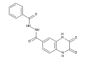 Image of N'-benzoyl-2,3-diketo-1,4-dihydroquinoxaline-6-carbohydrazide