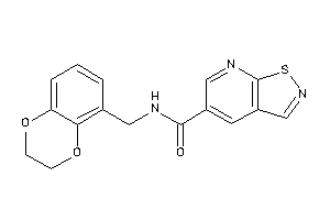 N-(2,3-dihydro-1,4-benzodioxin-5-ylmethyl)isothiazolo[5,4-b]pyridine-5-carboxamide