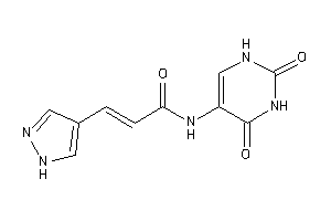 N-(2,4-diketo-1H-pyrimidin-5-yl)-3-(1H-pyrazol-4-yl)acrylamide