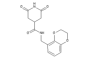 N-(2,3-dihydro-1,4-benzodioxin-5-ylmethyl)-2,6-diketo-isonipecotamide