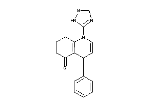 Image of 4-phenyl-1-(1H-1,2,4-triazol-5-yl)-4,6,7,8-tetrahydroquinolin-5-one