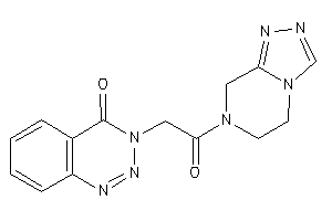 3-[2-(6,8-dihydro-5H-[1,2,4]triazolo[4,3-a]pyrazin-7-yl)-2-keto-ethyl]-1,2,3-benzotriazin-4-one