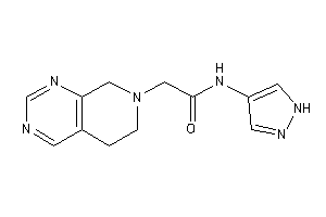 2-(6,8-dihydro-5H-pyrido[3,4-d]pyrimidin-7-yl)-N-(1H-pyrazol-4-yl)acetamide