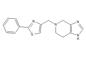 2-phenyl-4-(1,4,6,7-tetrahydroimidazo[4,5-c]pyridin-5-ylmethyl)thiazole