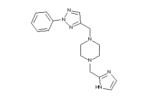 1-(1H-imidazol-2-ylmethyl)-4-[(2-phenyltriazol-4-yl)methyl]piperazine