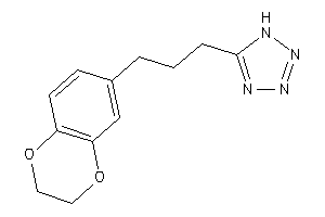 5-[3-(2,3-dihydro-1,4-benzodioxin-6-yl)propyl]-1H-tetrazole