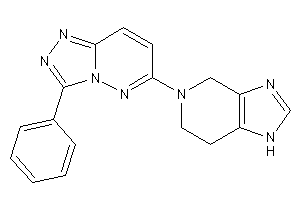 3-phenyl-6-(1,4,6,7-tetrahydroimidazo[4,5-c]pyridin-5-yl)-[1,2,4]triazolo[3,4-f]pyridazine