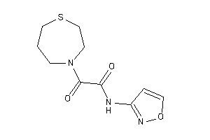 N-isoxazol-3-yl-2-keto-2-(1,4-thiazepan-4-yl)acetamide