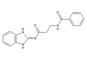 Image of N-[3-(1,3-dihydrobenzimidazol-2-ylideneamino)-3-keto-propyl]benzamide