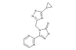 4-[(5-cyclopropyl-1,2,4-oxadiazol-3-yl)methyl]-3-(2-pyrimidyl)-1,2,4-oxadiazol-5-one