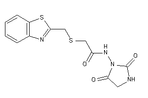 2-(1,3-benzothiazol-2-ylmethylthio)-N-(2,5-diketoimidazolidin-1-yl)acetamide