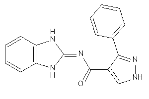 Image of N-(1,3-dihydrobenzimidazol-2-ylidene)-3-phenyl-1H-pyrazole-4-carboxamide