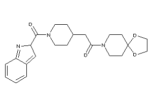 1-(1,4-dioxa-8-azaspiro[4.5]decan-8-yl)-2-[1-(2H-indole-2-carbonyl)-4-piperidyl]ethanone