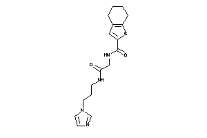 N-[2-(3-imidazol-1-ylpropylamino)-2-keto-ethyl]-4,5,6,7-tetrahydrobenzothiophene-2-carboxamide