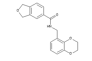 N-(2,3-dihydro-1,4-benzodioxin-5-ylmethyl)phthalan-5-carboxamide