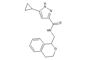 Image of 5-cyclopropyl-N-(isochroman-1-ylmethyl)-1H-pyrazole-3-carboxamide