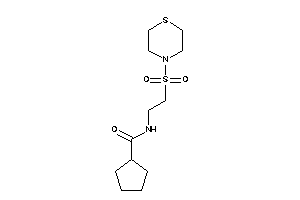 N-(2-thiomorpholinosulfonylethyl)cyclopentanecarboxamide