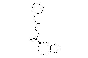 1-(1,3,4,5,7,8,9,9a-octahydropyrrolo[1,2-a][1,4]diazepin-2-yl)-3-(benzylamino)propan-1-one