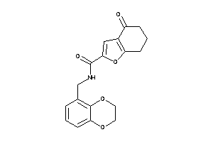 N-(2,3-dihydro-1,4-benzodioxin-5-ylmethyl)-4-keto-6,7-dihydro-5H-benzofuran-2-carboxamide