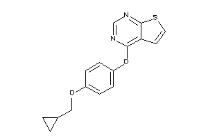 4-[4-(cyclopropylmethoxy)phenoxy]thieno[2,3-d]pyrimidine