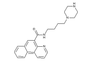 N-(4-piperazinobutyl)benzo[f]quinoline-5-carboxamide