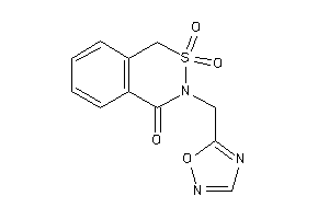 2,2-diketo-3-(1,2,4-oxadiazol-5-ylmethyl)-1H-benzo[d]thiazin-4-one