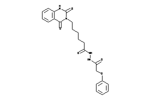 6-(4-keto-2-thioxo-1H-quinazolin-3-yl)-N'-(2-phenoxyacetyl)hexanohydrazide