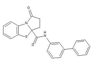 1-keto-N-(3-phenylphenyl)-2,3-dihydropyrrolo[2,1-b][1,3]benzothiazole-3a-carboxamide