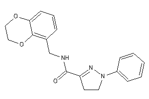 N-(2,3-dihydro-1,4-benzodioxin-5-ylmethyl)-1-phenyl-2-pyrazoline-3-carboxamide