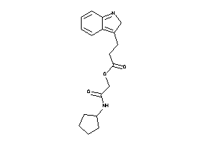 3-(2H-indol-3-yl)propionic Acid [2-(cyclopentylamino)-2-keto-ethyl] Ester