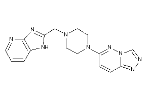6-[4-(1H-imidazo[4,5-b]pyridin-2-ylmethyl)piperazino]-[1,2,4]triazolo[3,4-f]pyridazine