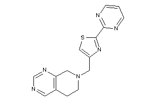 4-(6,8-dihydro-5H-pyrido[3,4-d]pyrimidin-7-ylmethyl)-2-(2-pyrimidyl)thiazole