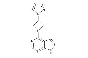 4-(3-pyrazol-1-ylazetidin-1-yl)-1H-pyrazolo[3,4-d]pyrimidine