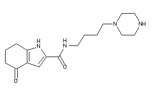 4-keto-N-(4-piperazinobutyl)-1,5,6,7-tetrahydroindole-2-carboxamide