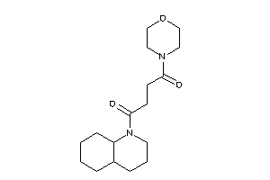 1-(3,4,4a,5,6,7,8,8a-octahydro-2H-quinolin-1-yl)-4-morpholino-butane-1,4-dione